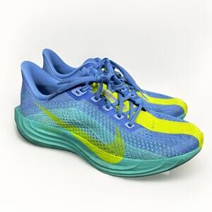 Women's 9.5 NIKE Pegasus Plus Running Shoes FQ7261-401 royal pulse/green FLYINIT